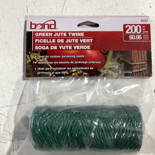 Bond Green Jute Twine 200’