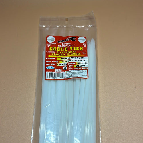 Tool City Cable Ties 17” 175lbs