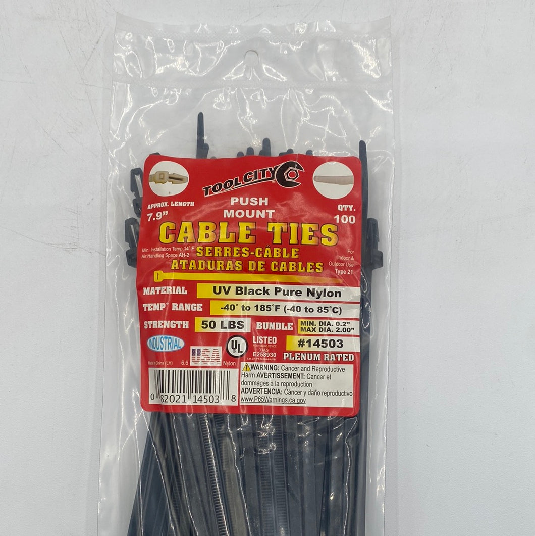 Cable Ties 7.9” Black