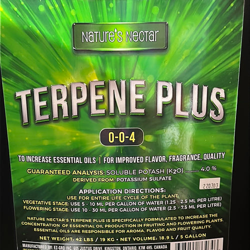 Natures Nectar Terpene Plus 5 Gal